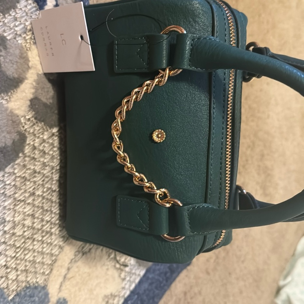 Green bowling bag